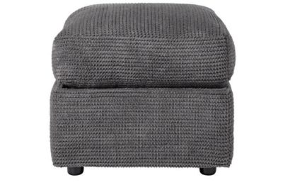 HOME Barney Footstool - Charcoal